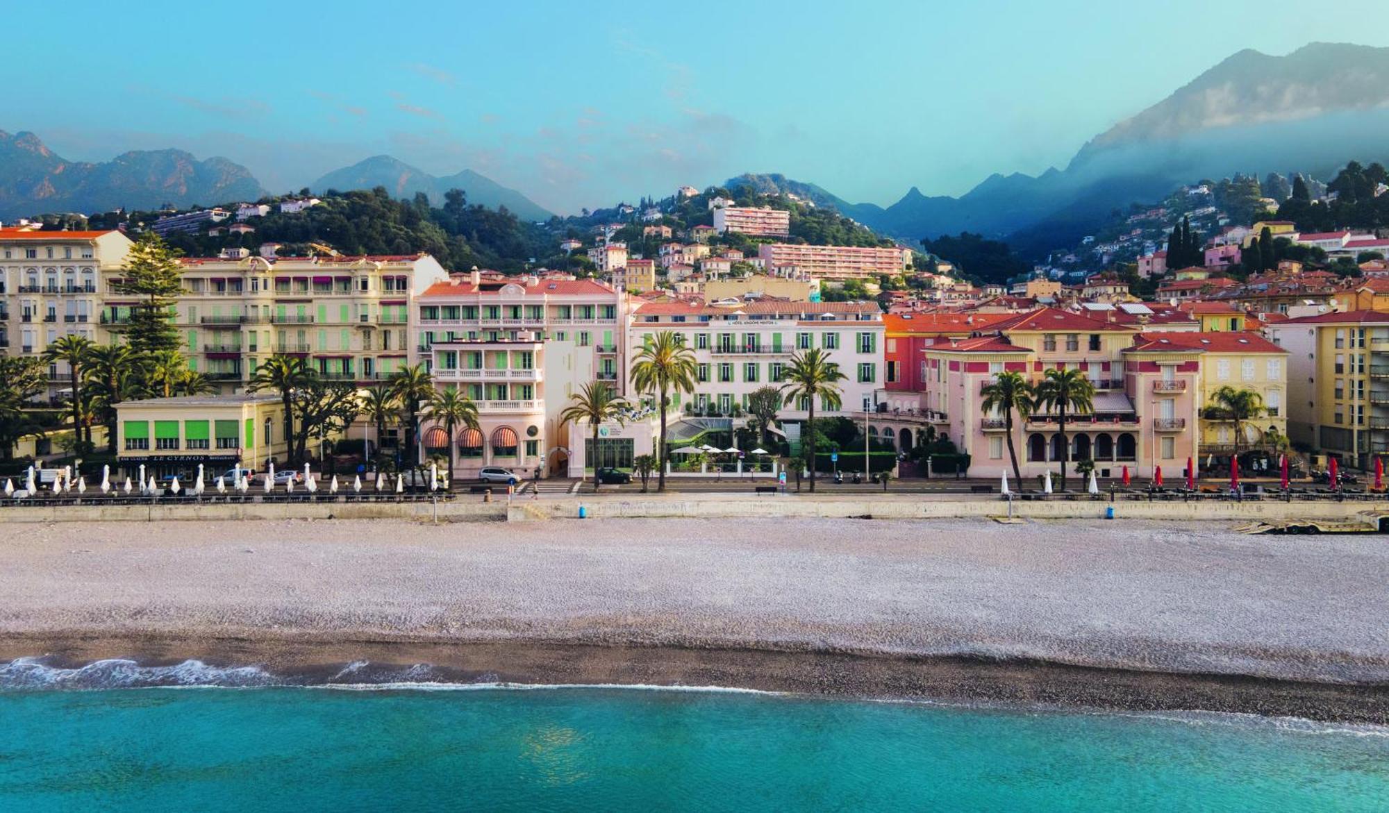 Hotel Vendome Menton - Reouverture ภายนอก รูปภาพ